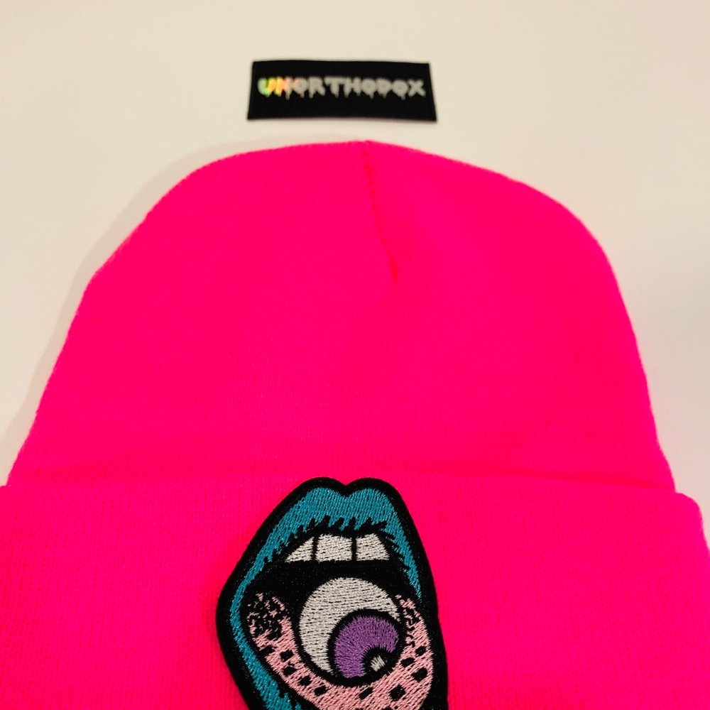Unorthodox Insanity Patch Beanie